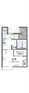 レオパレスシャルムコート【1階】の間取り