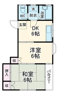 グリーンハイム【2階】の間取り
