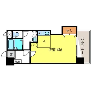 フラット梨花【2階】の間取り