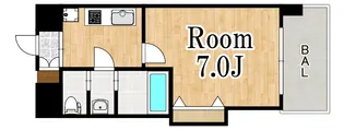 Luxe新大阪EASTII【10階】の間取り