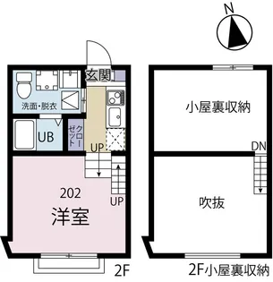 chalet津田沼【2階】の間取り