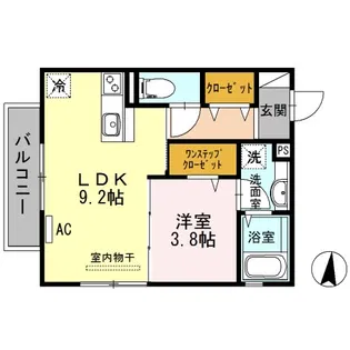 エルスール江坂【3階】の間取り