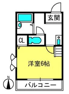 アドメゾン日進【1階】の間取り