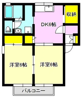 コンフォール【1階】の間取り