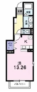 アルコバレーノII【1階】の間取り