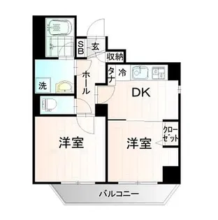 ビィ・フォルマ東日本橋【2階】の間取り