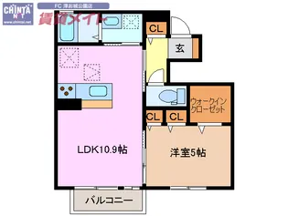 グラン ヴェルジュ【1階】の間取り