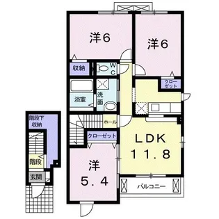 グレイス【2階】の間取り