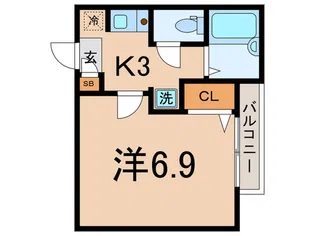 シティパル【2階】の間取り
