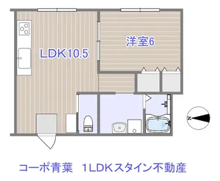 コーポ青葉【2階】の間取り
