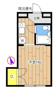 メゾンストリーム【2階】の間取り