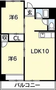 里見ビル【3階】の間取り