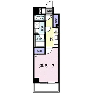 グランツ モーデ【4階】の間取り