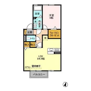 セブンオークスA【2階】の間取り