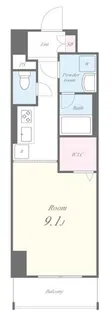 Arise KitaKasai【5階】の間取り