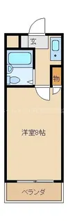 スタジオLH【3階】の間取り