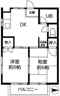 サマックスメゾン中村B【2階】の間取り