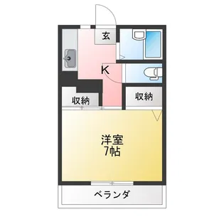 ハイツサンシャイン【2階】の間取り