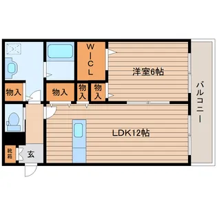 DーROOM八乙女中央A棟【3階】の間取り