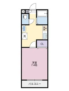 オリエンタルハイツ【2階】の間取り