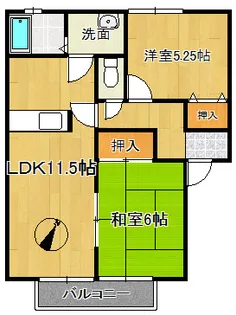 ピュアステージ【1階】の間取り