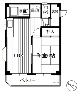 入子ビル【2階】の間取り
