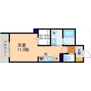 1Rの間取り画像