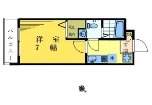 コモド桜山【2階】の間取り