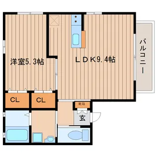 アーバンヒルズ【2階】の間取り