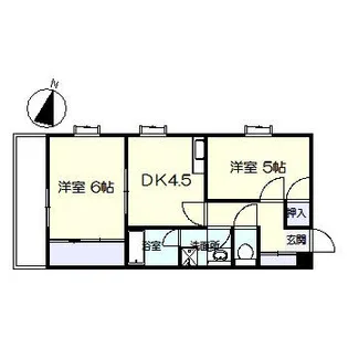 ロイヤルレジデンス【1階】の間取り