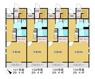 Bstyle土樋A棟(ビースタイルツチトイ)【1階】の間取り