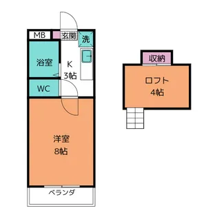 ヒルトップN【2階】の間取り