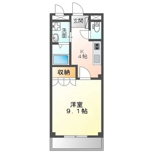 カンタベリーIV【3階】の間取り