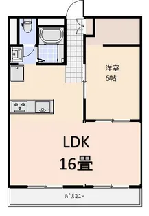 ダイヤフレア西片貝【2階】の間取り