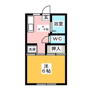 アネックス豊臣 B棟【1階】の間取り
