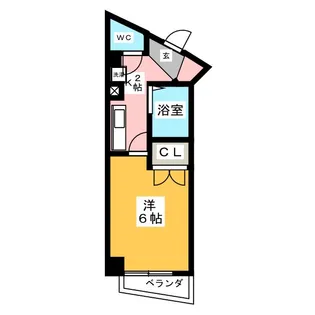 昭和マンション桜【4階】の間取り