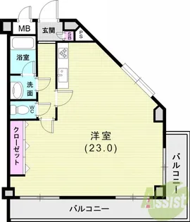 クレドール垂水II【3階】の間取り