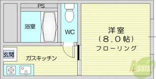 ステーシア宮城野通【1階】の間取り