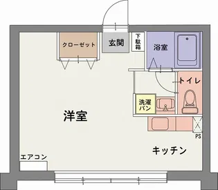 リバースひらき【1階】の間取り