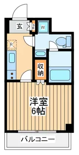 東京都八王子市南町【マンション】の間取り