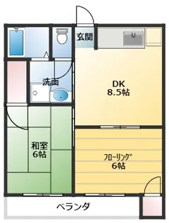 メゾン星風【2階】の間取り