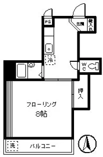 石田ビル【2階】の間取り
