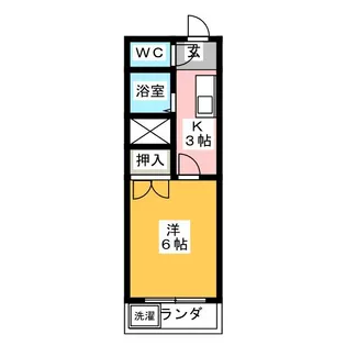 アイリス江南【3階】の間取り