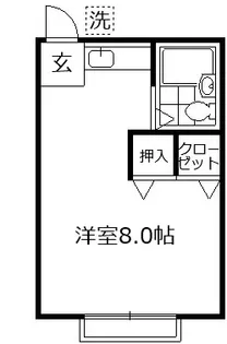 東京都板橋区徳丸6【アパート】の間取り