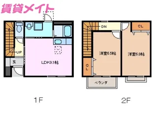 三重県鈴鹿市南堀江2【一戸建】の間取り