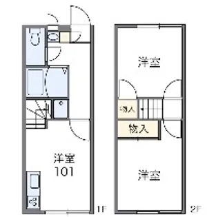 レオパレスNEW砂田の間取り