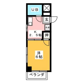 安藤ビル【4階】の間取り