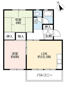 UR藤山台【1階】の間取り