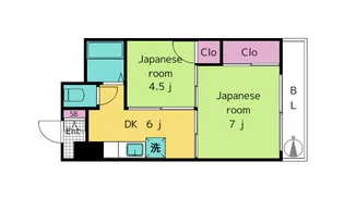 長谷川マンション【3階】の間取り