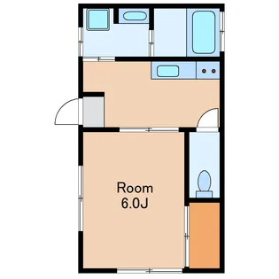 東京都杉並区松庵3【アパート】の間取り